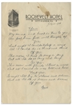 Moe Howard Handwritten Poem Signed Beans to His Wife, Entitled You -- Written July 1936 on Roosevelt Hotel Stationery in Pittsburgh -- 7.25 x 10.5 -- Staining at Top, Overall Very Good